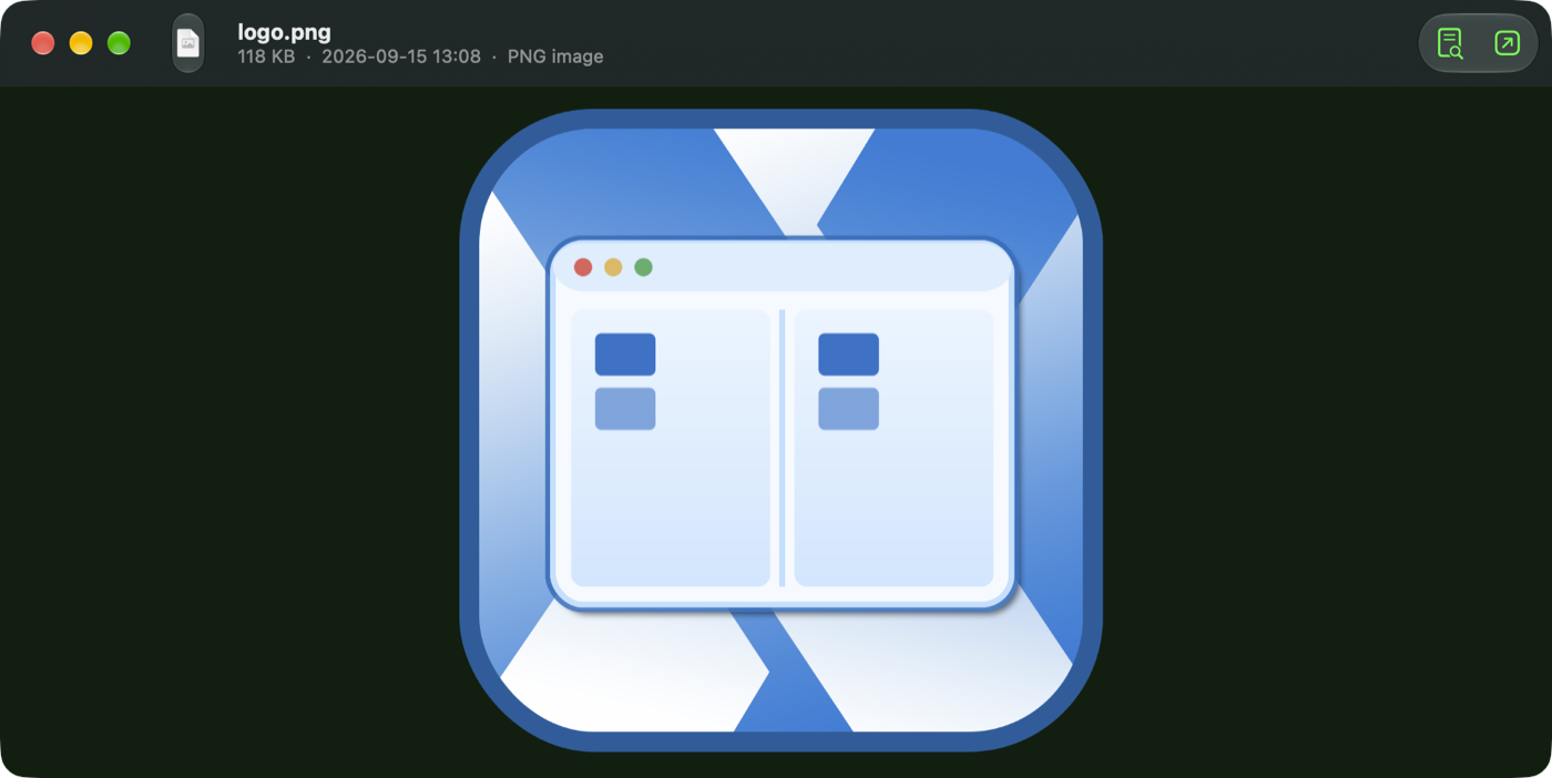 maXfolders Preview window showing an image file